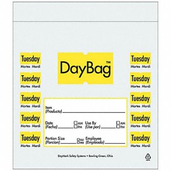 DAYMARK Portion Bag 7 in L 19 fl oz PK2000, 6GUZ4