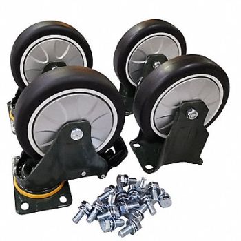 WESTWARD Caster Kit, 115N80