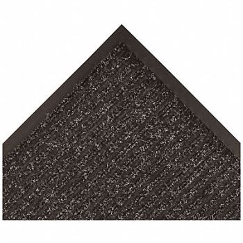 NOTRAX Carpeted Runner Charcoal 3ft. x 6ft., 3UFK8