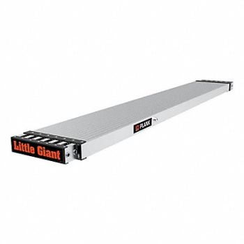 LITTLE GIANT Adj. Aluminum 2-Person Plank 98 in L, 803J15