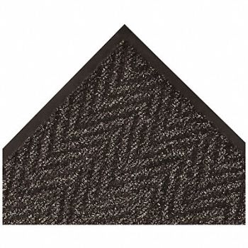 NOTRAX E7326 Carpeted Runner Charcoal 4ft. x 10ft., 3TTX7