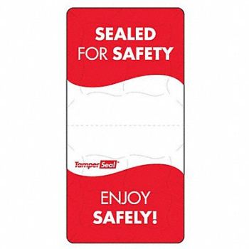 DAYMARK Food Safety Label Red/White 4 in H, 800MY4