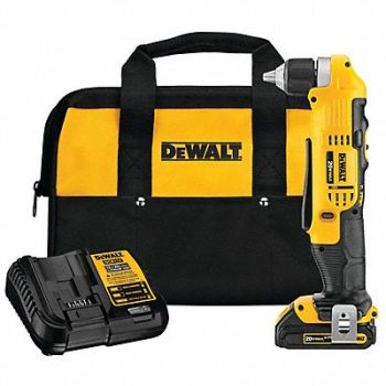 DEWALT Drill Kit Cordless 2000 RPM 20V DC, 11A173