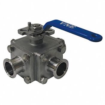 VNE Ball Valve Pipe Size 4 800 psi 3-Way, 803CT6