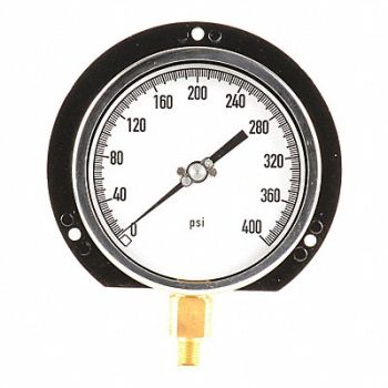 GRAINGER APPROVED K4532 Pressure Gauge Process 4-1/2 In, 11A495