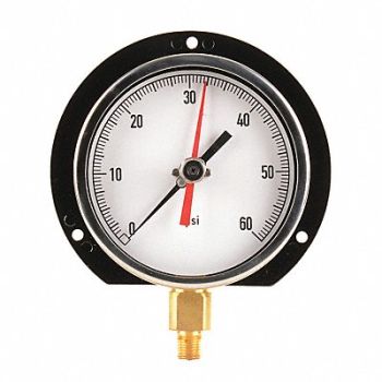 GRAINGER APPROVED K4532 Pressure Gauge Process 4-1/2 In, 11A497