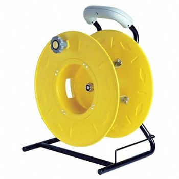 LUMAPRO Storage Reel 200 ft of 16/3 Cord Yel, 11A562