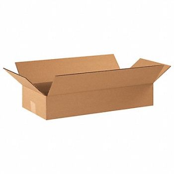 GRAINGER APPROVED Shipping Box 22x10x4 in, 11A615