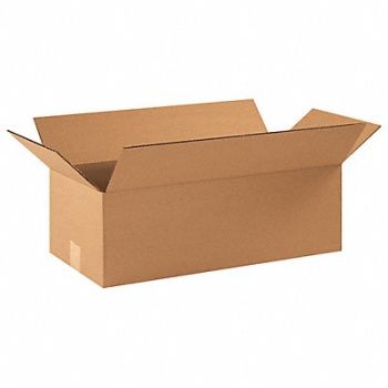 GRAINGER APPROVED Shipping Box 22x10x6 in, 11A616