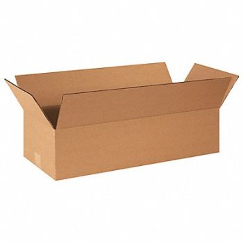 GRAINGER APPROVED Shipping Box 24x10x6 in, 11A626