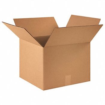 GRAINGER APPROVED Shipping Box 16x16x12 in, 11A745