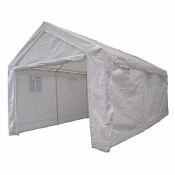 GRAINGER APPROVED Heavy Duty Shelter 20 ft X 10 ft 8 In., 11C542