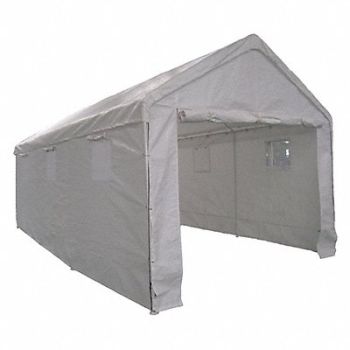 GRAINGER APPROVED Solid Wall Kit for 10x27 Ft Canopy, 11C549