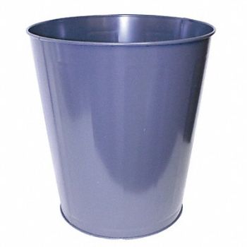 TOUGH GUY Trash Can Round 11-1/2 gal Gray, 11C818