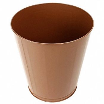 TOUGH GUY Trash Can Round 7 gal Brown, 11C816