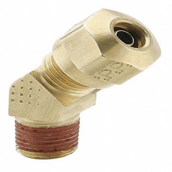 PARKER 45Deg Male Elbow 5/8 x 1/2 In, 11G331