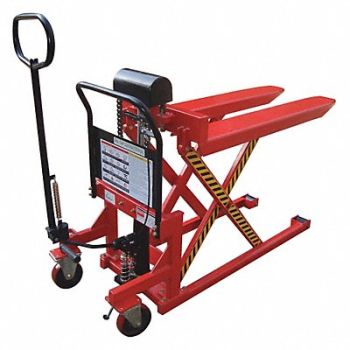 DAYTON Manual Pallet Lifter 2200 lb 27 in W, 11K276