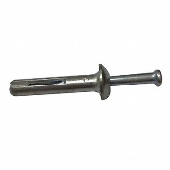 GRAINGER APPROVED Hammer Drive Pin Anchor Set 3/16 D PK100, 11K340