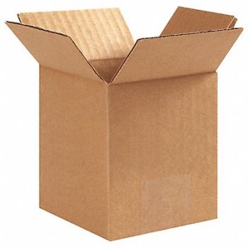 GRAINGER APPROVED Shipping Box 4x4x6 in, 11K580