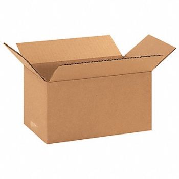GRAINGER APPROVED Shipping Box 10x6x5 in, 11K633
