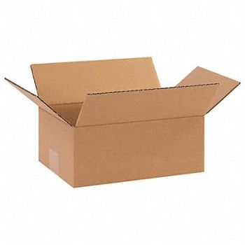 GRAINGER APPROVED Shipping Box 10x7x4 in, 11K635