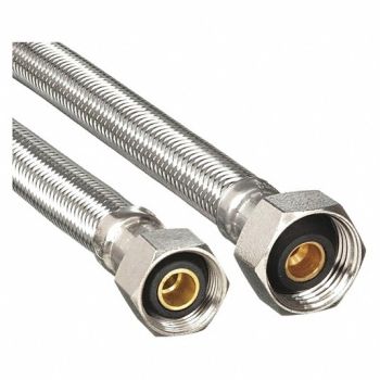 GRAINGER APPROVED Water Connector 3/8 ID x12 L, 11K755