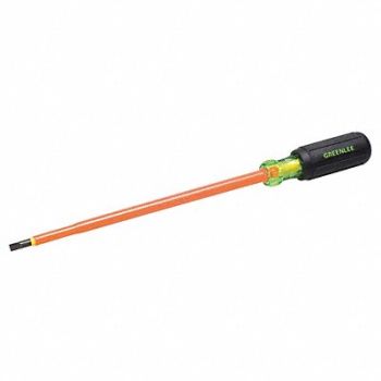 GREENLEE Insltd Slotted Screwdriver 3/16 in, 11L607