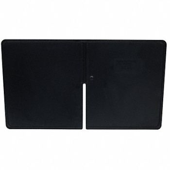 QUANTUM STORAGE SYSTEMS Divider 8 3/8 in Black 10 PK10, 11M556