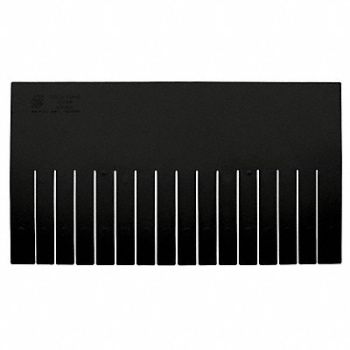QUANTUM STORAGE SYSTEMS Divider Black PPC 12 in PK6, 11M576