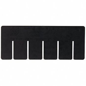 QUANTUM STORAGE SYSTEMS Divider Black PPC 3 in PK 6, 11M579