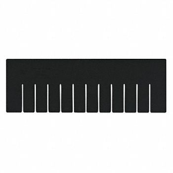 QUANTUM STORAGE SYSTEMS Divider Black PPC 5 1/4 in PK6, 11M585