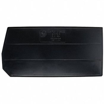QUANTUM STORAGE SYSTEMS Divider 14 1/4 in Black 6 PK6, 11M595