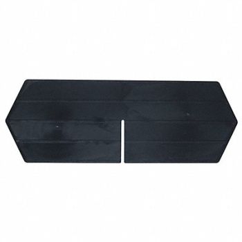 QUANTUM STORAGE SYSTEMS Divider 8 3/8 in Black 10 PK10, 11M602