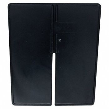 QUANTUM STORAGE SYSTEMS Divider 6 5/8 in Black 10, 11M604