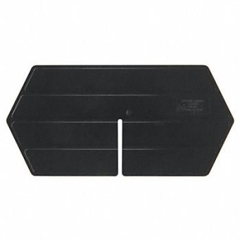 QUANTUM STORAGE SYSTEMS Divider 6 5/8 in Black 10, 11M606