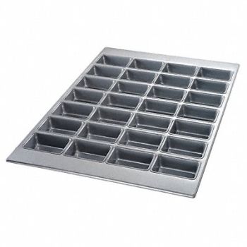 CHICAGO METALLIC Mini Loaf Pan 28 Moulds, 11M750