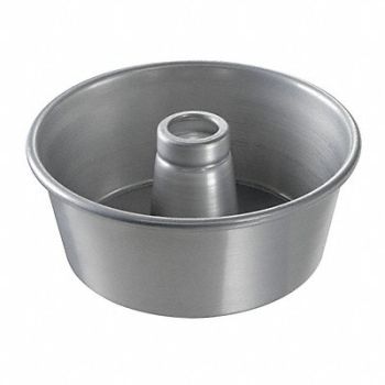 CHICAGO METALLIC Angel Food/Tube Cake Pan Plain 9-1/4, 11M773