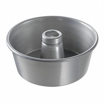 CHICAGO METALLIC Angel Food/Tube Cake Pan Glazed 9-1/4, 11M774