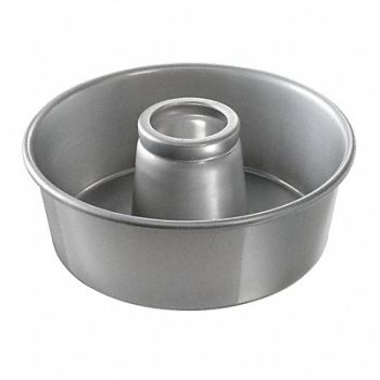 CHICAGO METALLIC Angel Food/Tube Cake Pan Plain 10, 11M777