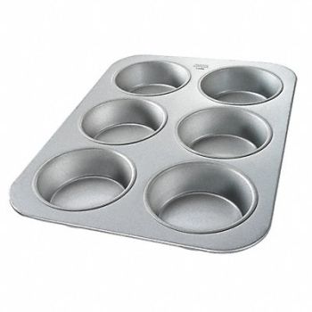 CHICAGO METALLIC Mini Cake Muffin Pan 6 Moulds, 11M870