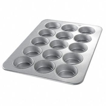 CHICAGO METALLIC Mini Cake Muffin Pan 15 Moulds, 11M872