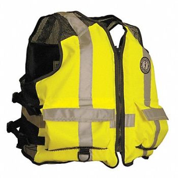 MUSTANG SURVIVAL Standard Life Jacket III L/XL 15-1/2 lb., 11N785