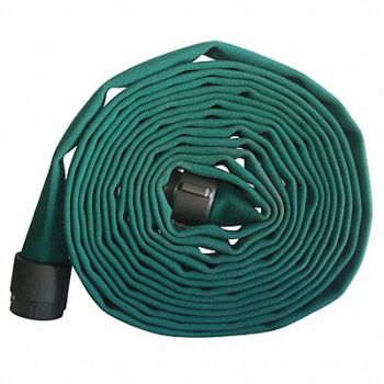JAFLINE HD G8767 Fire Hose 50 ft Green Polyester, 11N881