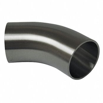 GRAINGER APPROVED Elbow 45 Deg Butt Weld, 11P903