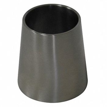 GRAINGER APPROVED Concentric Reducer T316L SS Clamp, 11P944