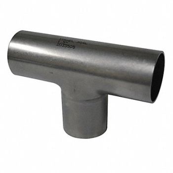 GRAINGER APPROVED Tee 4 Butt Weld SS, 11R055