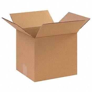 GRAINGER APPROVED Shipping Box 10x9x9 in, 11R190