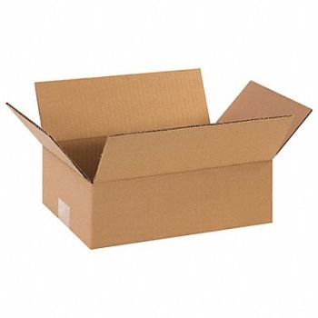 GRAINGER APPROVED Shipping Box 12x8x4 in, 11R204