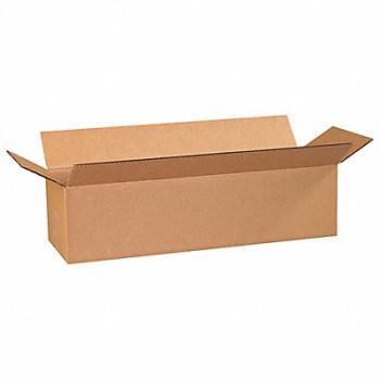 GRAINGER APPROVED Shipping Box 24x8x6 in, 11R250