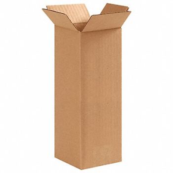 GRAINGER APPROVED Shipping Box 4x4x10 in, 11R265